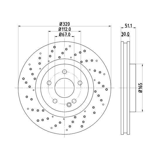 MDC2569 - Brake Disc 