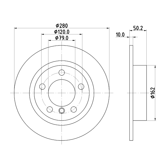 MDC2712 - Brake Disc 