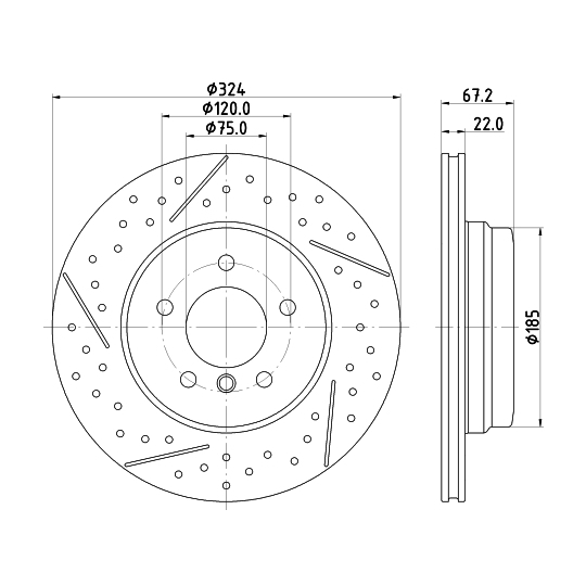 MDC2716 - Brake Disc 