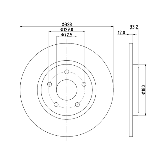 MDC2754 - Brake Disc 