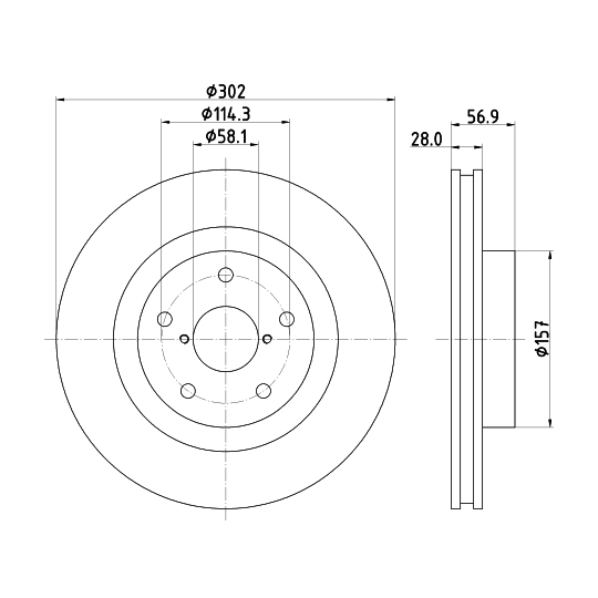 MDC2756 - Brake Disc 