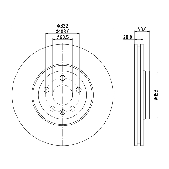 MDC2761 - Brake Disc 