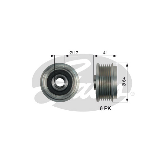 OAP7161 - Alternator Freewheel Clutch 