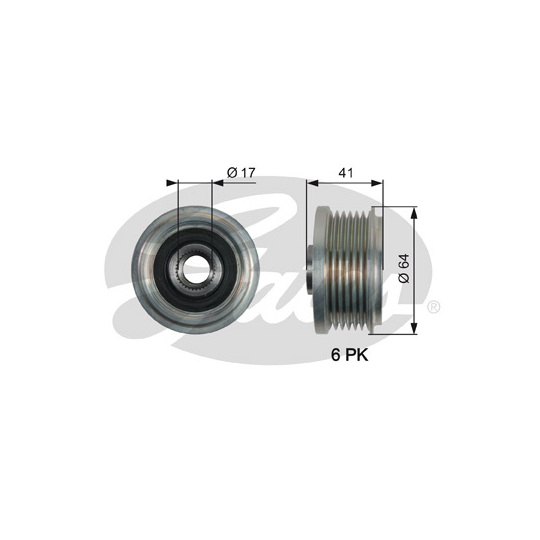 OAP7162 - Alternator Freewheel Clutch 