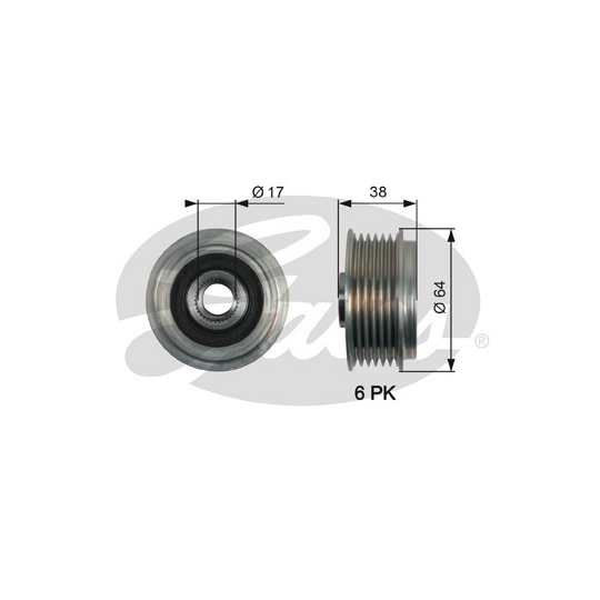 OAP7165 - Alternator Freewheel Clutch 