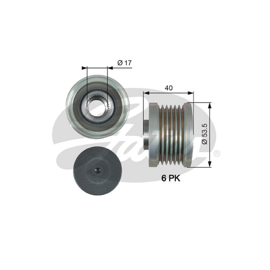 OAP7179 - Alternator Freewheel Clutch 