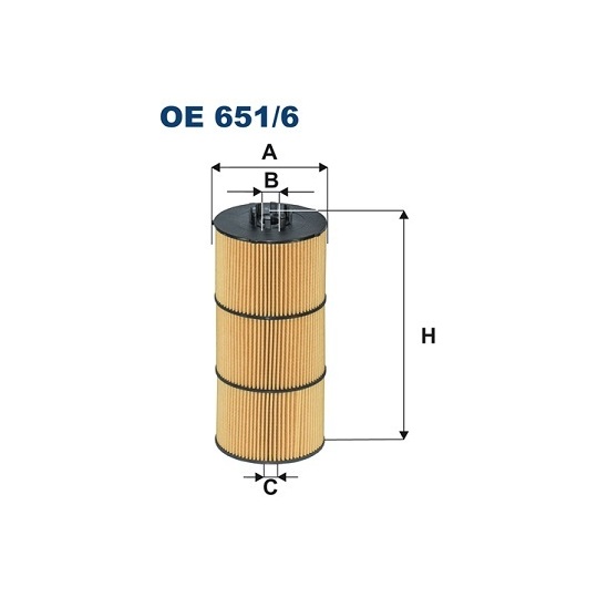 OE 651/6 - Oil filter 