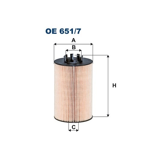 OE 651/7 - Oil filter 