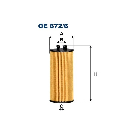 OE 672/6 - Oil filter 