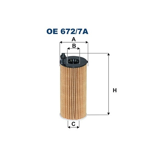 OE 672/7A - Oil filter 