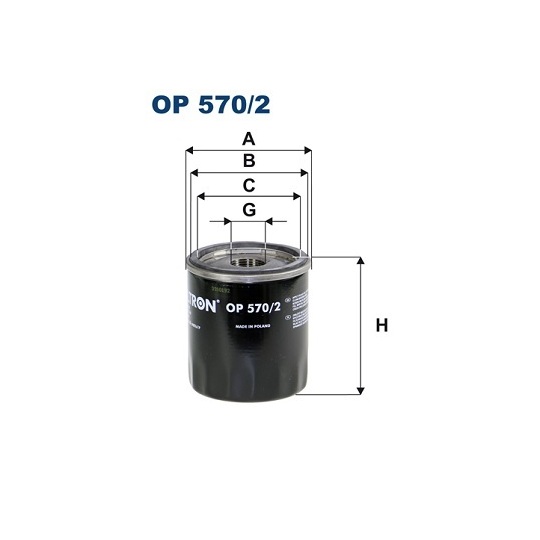 OP 570/2 - Oil filter 