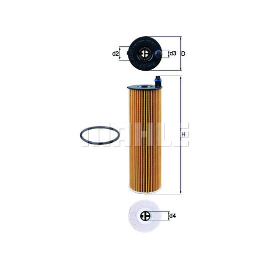 OX 823/6D - Oil filter 