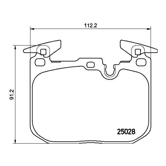 P 06 088 - Brake Pad Set, disc brake 