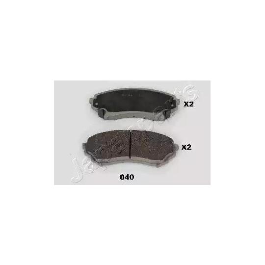 PA-040AF - Brake Pad Set, disc brake 