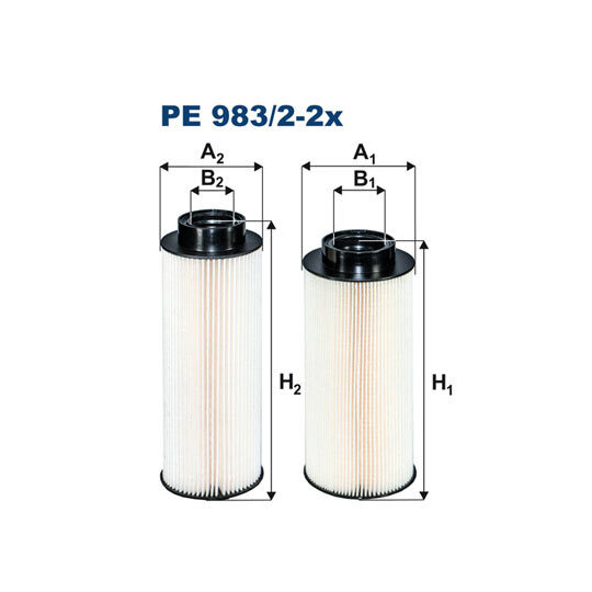 PE 983/2-2x - Fuel filter 