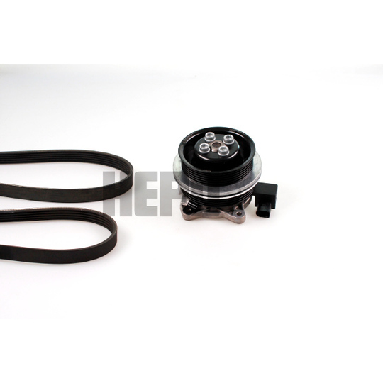PK06510 - Water Pump + V-Ribbed Belt Set 