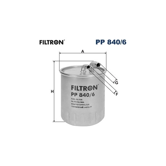 PP 840/6 - Fuel filter 