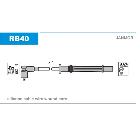 RB40 - Ignition Cable Kit 