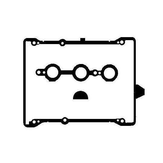 RK6370 - Tihendikomplekt, klapikaan 