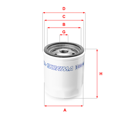 S 0300 NR - Fuel filter 