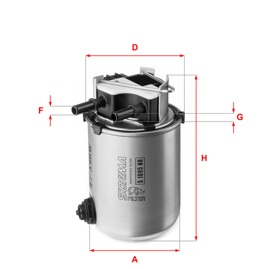 S 1095 NR - Fuel filter 