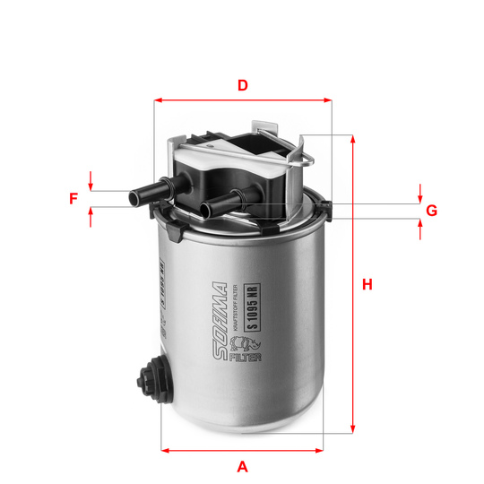 S 1095 NR - Kütusefilter 