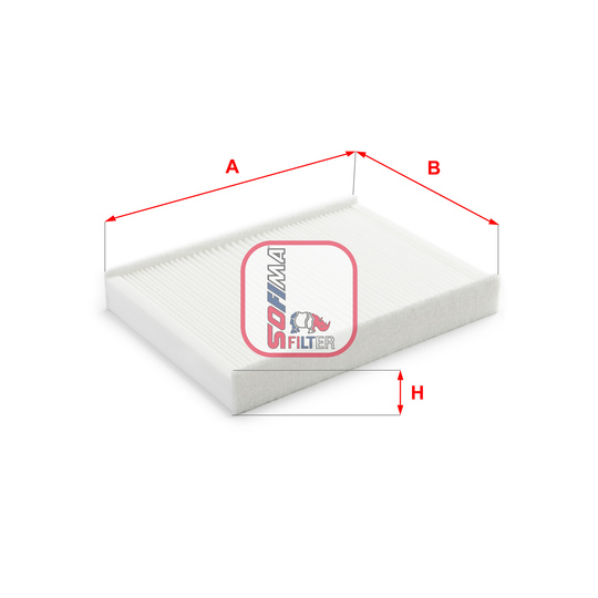 S 3233 C - Filter, interior air 