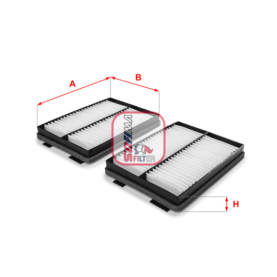 S 3234 C - Filter, kupéventilation 