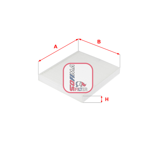 S 3243 C - Filter, kupéventilation 