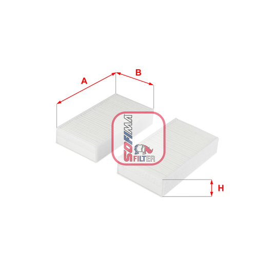 S 3253 C - Filter, kupéventilation 