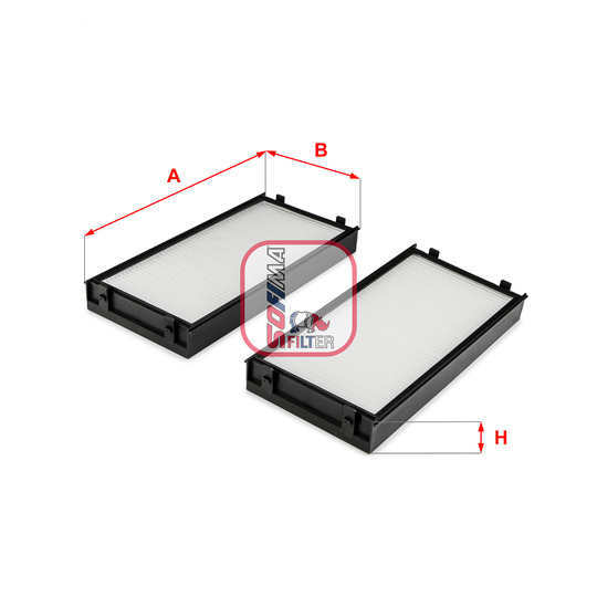 S 3255 C - Filter, interior air 