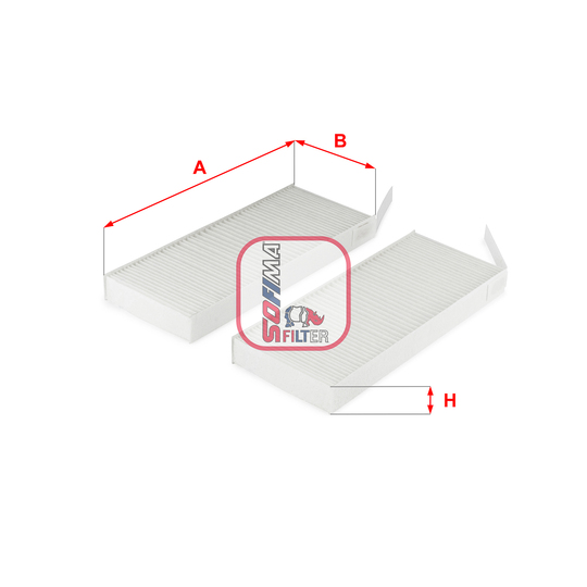 S 3311 C - Filter, kupéventilation 