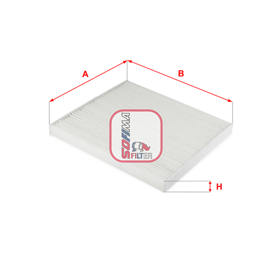 S 3326 C - Filter, kupéventilation 