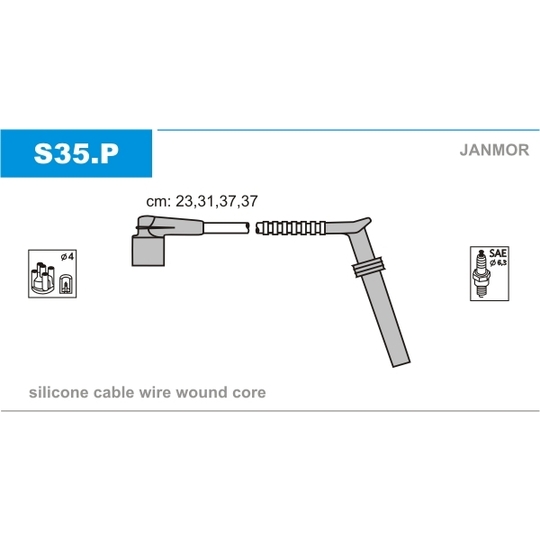 S35.P - Ignition Cable Kit 