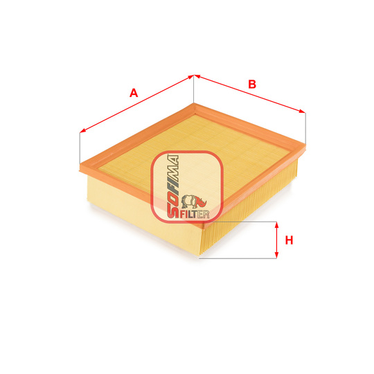 S 3664 A - Air filter 