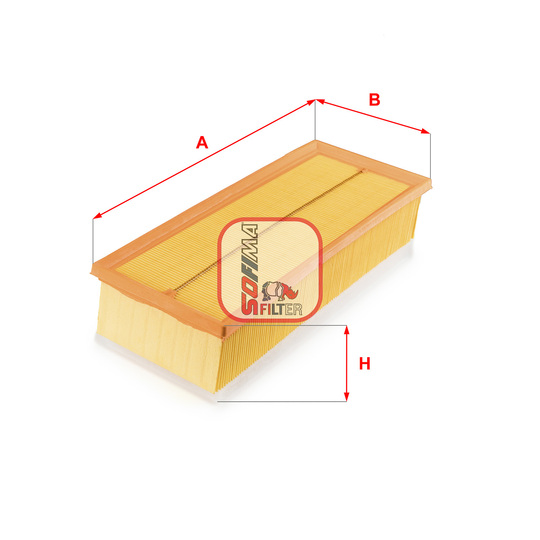 S 3719 A - Air filter 