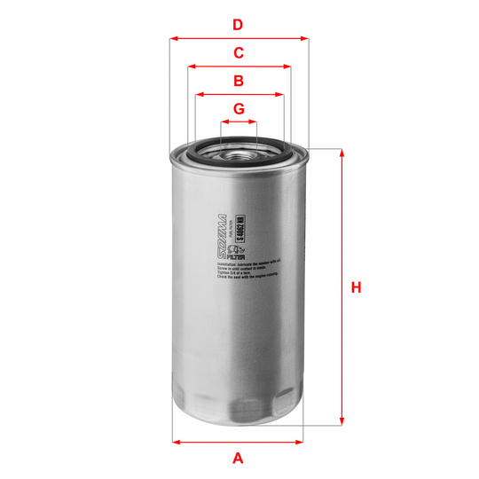 S 4062 NR - Fuel filter 