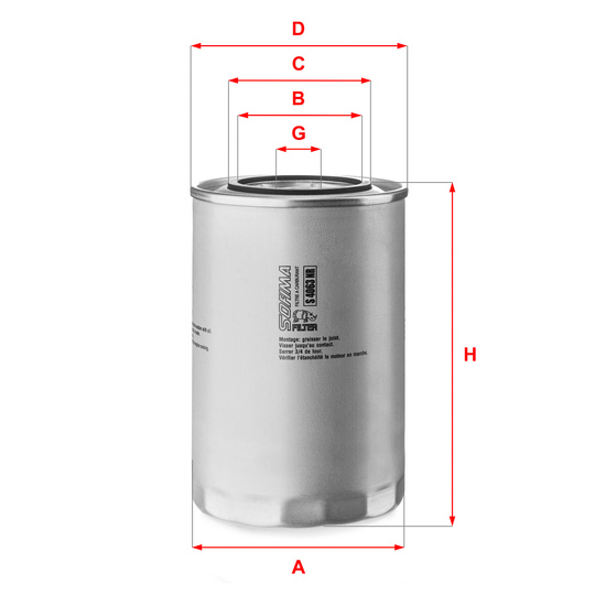 S 4063 NR - Fuel filter 