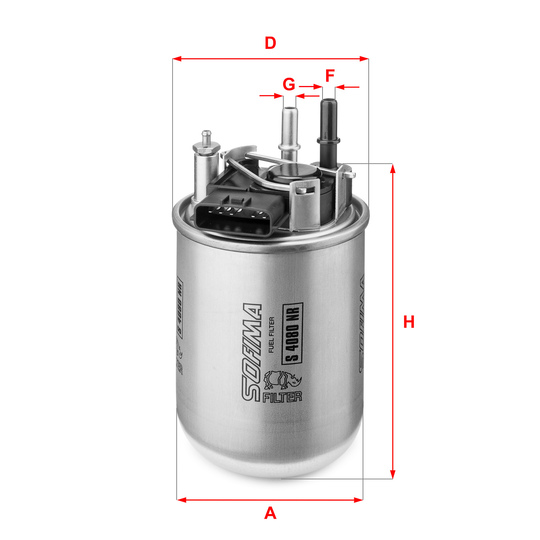 S 4080 NR - Fuel filter 