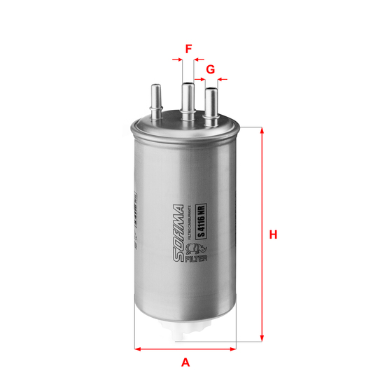 S 4116 NR - Kütusefilter 