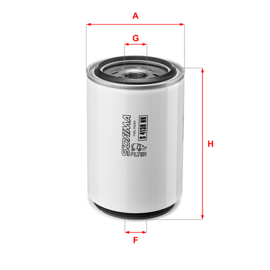 S 4138 NR - Fuel filter 