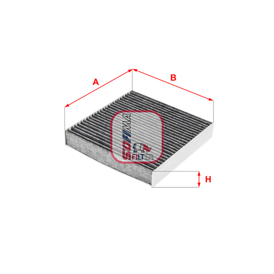 S 4248 CA - Filter, kupéventilation 