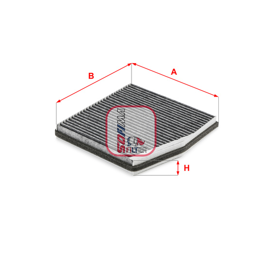 S 4262 CA - Filter, interior air 