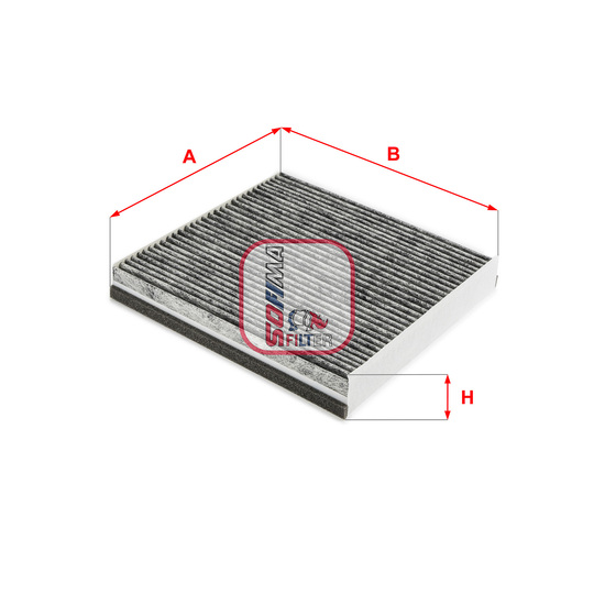 S 4282 CA - Filter, interior air 