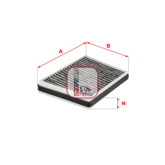 S 4297 CA - Filter, kupéventilation 