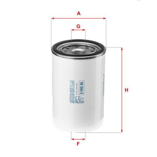 S 4461 NR - Kütusefilter 