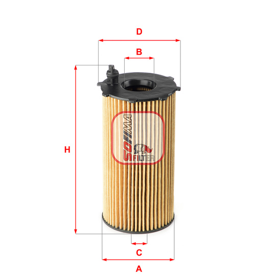 S 5167 PE - Oil filter 