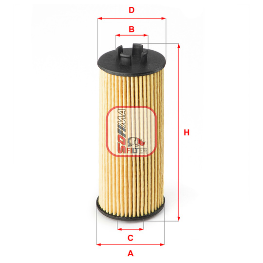 S 5185 PE - Oil filter 