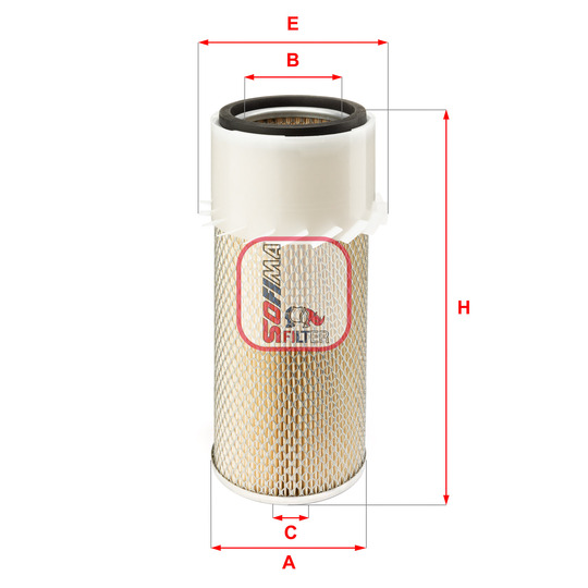 S 5850 A - Air filter 