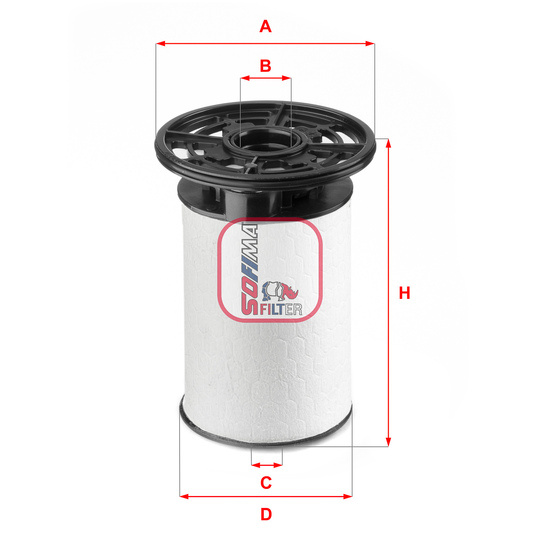 S 6076 NE - Fuel filter 